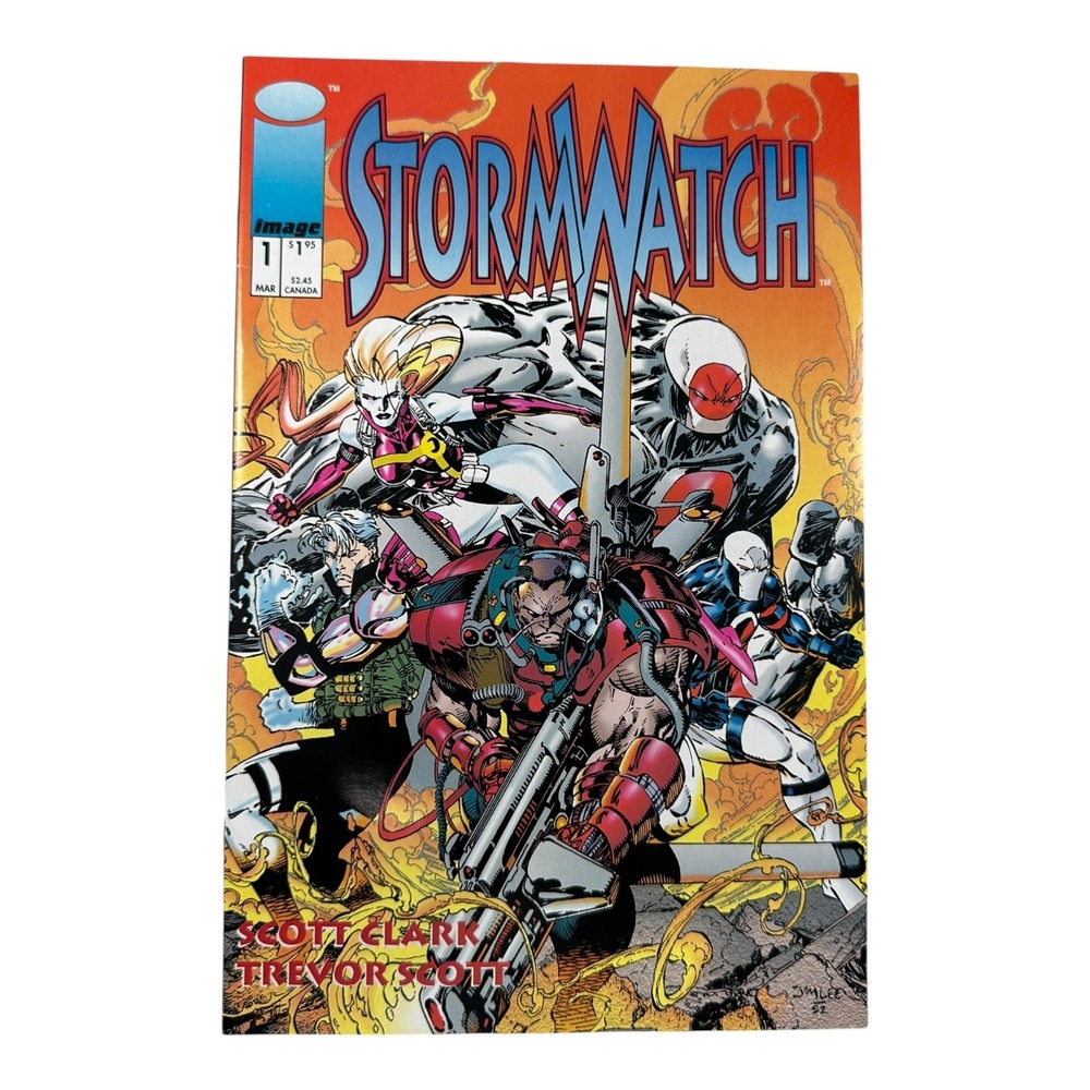 Image Stormwatch‎ #1 Comic Book Scott Clark Trevor Scott 1993